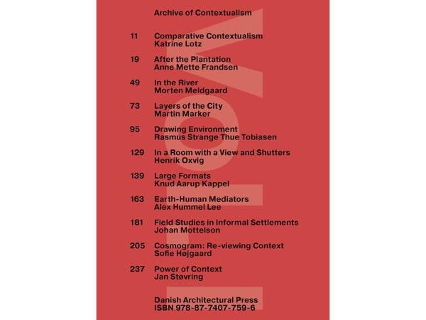 Kontekstualismin arkisto | Katrine Lotz, Anne Mette Frandsen, Morten Meldgaard, Martin Marker, Rasmus Strange Thue Tobiasen, Henrik Oxvig, Knud Aar...