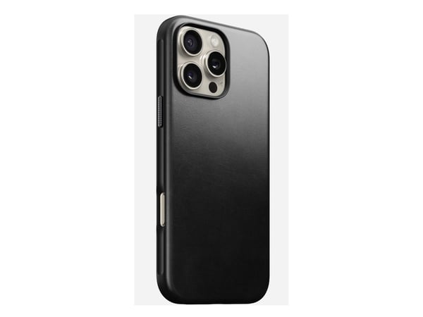 Nomad Modern Leather Case, Etui, Apple, iPhone 16 Pro Max, 17,5 cm (6.9"), Svart