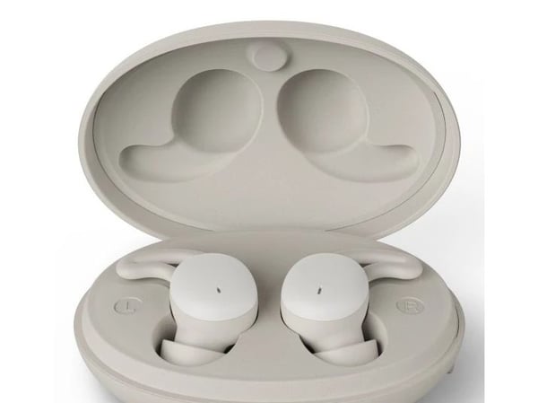 Hama Spirit Calm, True Wireless Stereo (TWS), 20 - 20000 Hz, Samtaler/musikk, 40 g, Hodesett, Beige, Hvit