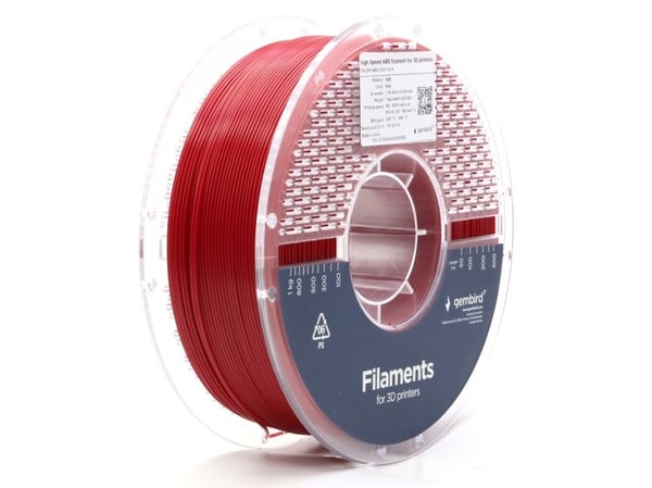 Gembird 3DP-ABS1.75HY-01-R, 1 kpl, 1 kg
