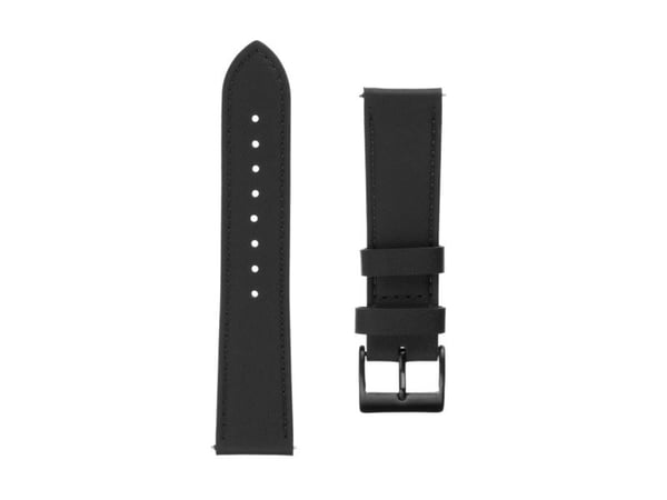 FIXED - Klokkestropp for smart armbåndsur - 20 mm wide - 165 - 215 mm - svart - for Garmin Approach S40, S42; Forerunner 645; Samsung Galaxy Watch ...
