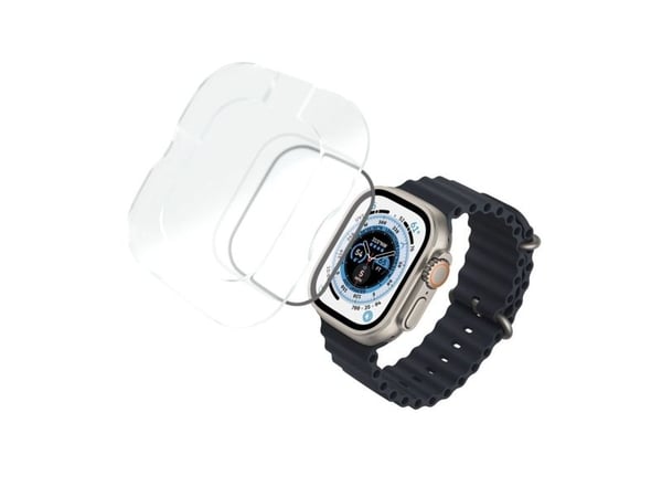 FIXED Armor - Skjermbeskyttelse for smart armbåndsur - 2.5D - glass - rammefarge svart - for Apple Watch (49 mm)