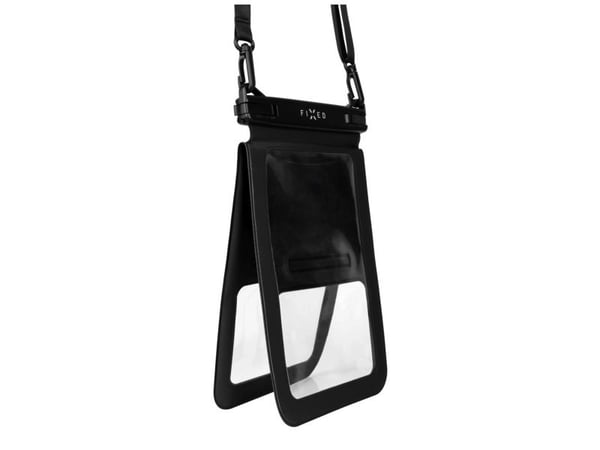 FIXED FIXFLT-TW-BK, Pussi, Universaali, 21,6 cm (8.5"), Läpinäkyvä, musta