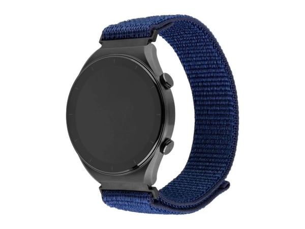 FIXED - Klokkestropp for smart armbåndsur - nylon, quick release, 20 mm - 160-210 mm - mørk blå