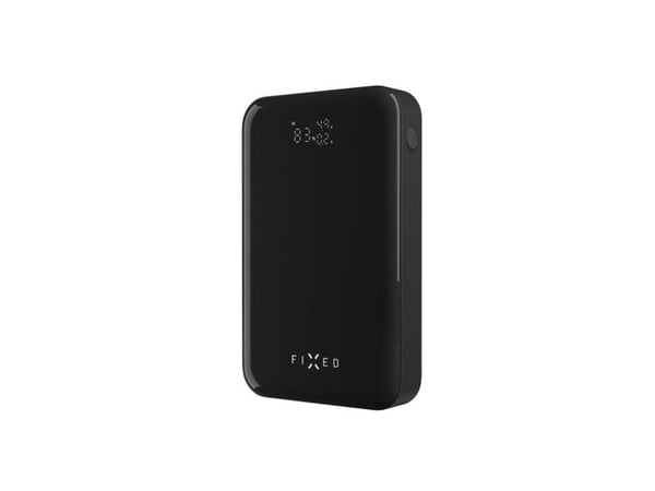 FIXED Zen 20 Pro - Strømbank - 20000 mAh - 74 Wh - 130 watt - 5 A - PD 3.0 - 3 utgangskontakter (2 x USB-C, USB-type A) - på kabel: USB-C - svart, grå