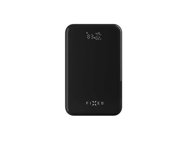 FIXED Zen 20 Pro - Strømbank - 20000 mAh - 74 Wh - 130 watt - 5 A - PD 3.0 - 3 utgangskontakter (2 x USB-C, USB-type A) - på kabel: USB-C - svart, grå
