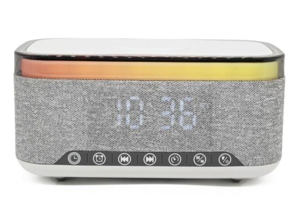 Denver CRQ-225, Klokke, FM, LED, Flerfarget, Grå, Monokromatisk