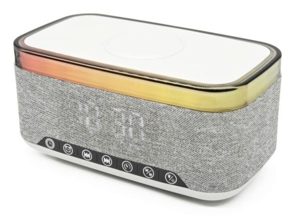 Denver CRQ-225, Klokke, FM, LED, Flerfarget, Grå, Monokromatisk