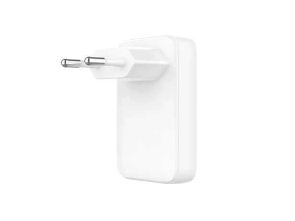 FIXED Slim - Strömadapter - GaN - 30 Watt - 3 A - PD 3.0 (24 pin USB-C) - vit