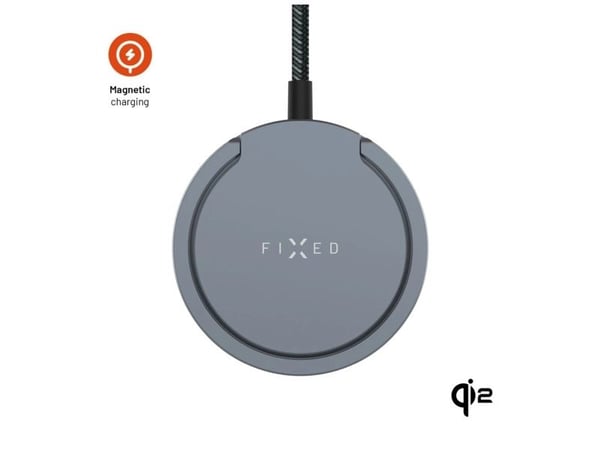 FIXED MagPad pro - Trådløst ladestativ - 15 watt - 3 A - grå