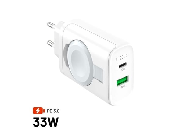 FIXED FIXC33-CUW-WH, Innendørs, AC, Trådløs lading, Hvit