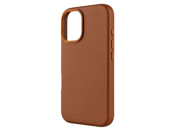 FIXED MagLeather, Suojus, Apple, iPhone 16, 15,5 cm (6.1"), Ruskea