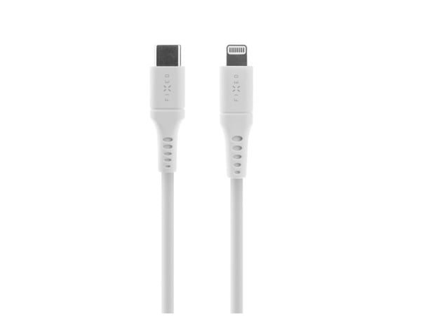 FIXED FIXDLS-CL2-WH, 2 m, Lightning, USB C, Uros, Uros, Valkoinen