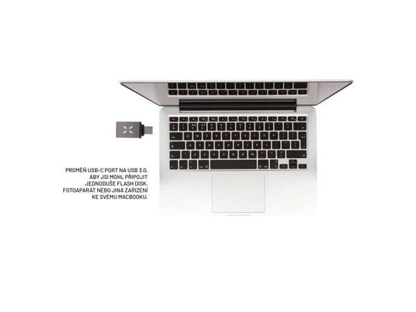 FIXED FIXA-UC-GR, USB-C, USB-A, Grå