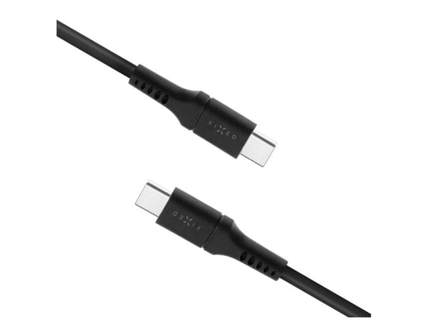FIXED - USB-kabel - 24 pin USB-C (hann) til 24 pin USB-C (hann) - USB 2.0 - 2 m - USB Power Delivery (60W) - svart