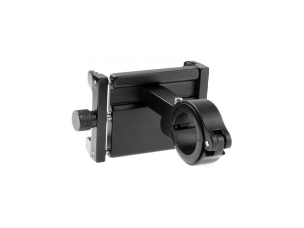FIXED Bikee ALU - Sykkelholder for mobiltelefon - aluminium - fra 4" til 6,7" - sort