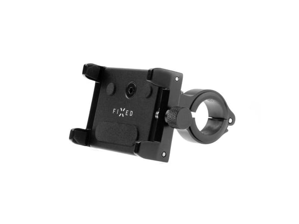 FIXED Bikee ALU - Sykkelholder for mobiltelefon - aluminium - fra 4" til 6,7" - sort