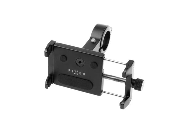 FIXED Bikee ALU - Sykkelholder for mobiltelefon - aluminium - fra 4" til 6,7" - sort