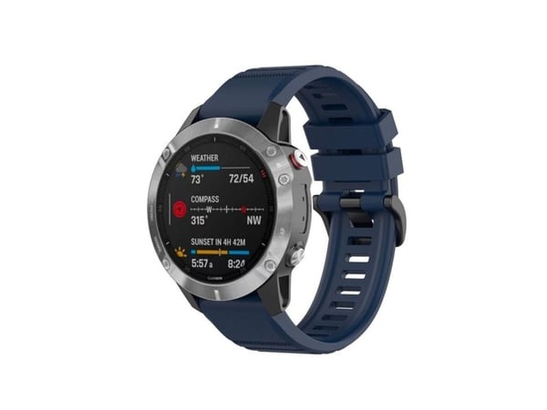 FIXED silikonihihna Silikonihihna Garmin QuickFit 22mm sininen