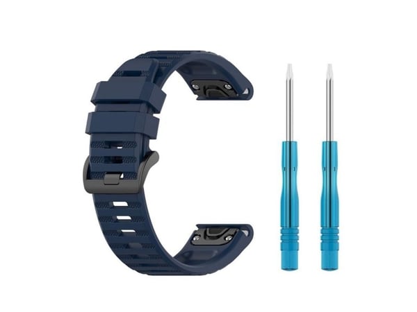 FIXED silikonihihna Silikonihihna Garmin QuickFit 22mm sininen