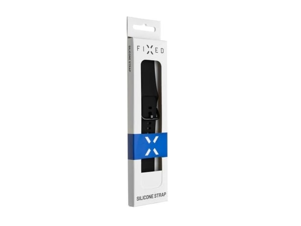 FIXED - Klokkestropp for aktivitetssporer - silikon - svart - for Huawei Band 8, Band 9