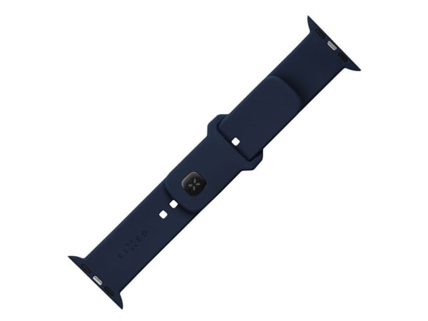 FIXED - Klokkestropp for smart armbåndsur - 38/40/41mm, silicone - blå - for Apple Watch Hermès Series 9, SE 3, Series 10, Series 11, Series 8, Ser...
