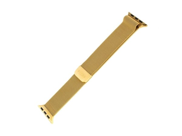 FIXED - Sløyfe for smart armbåndsur - 42/44/45/46/49 mm - gull - for Apple Watch Hermès Series 9, SE 3, Series 10, Series 11, Series 9, Ultra 2, Ul...
