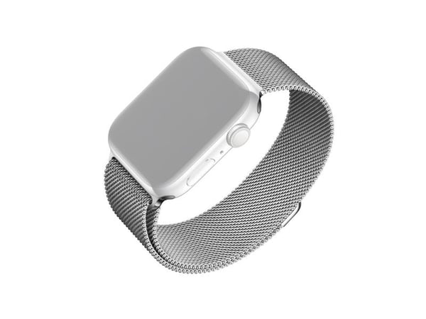 FIXED - Sløyfe for smart armbåndsur - 38/40/41mm - sølv - for Apple Watch Hermès Series 9, SE 3, Series 10, Series 11, Series 8, Series 9