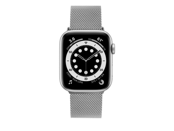 FIXED - Sløyfe for smart armbåndsur - 38/40/41mm - sølv - for Apple Watch Hermès Series 9, SE 3, Series 10, Series 11, Series 8, Series 9