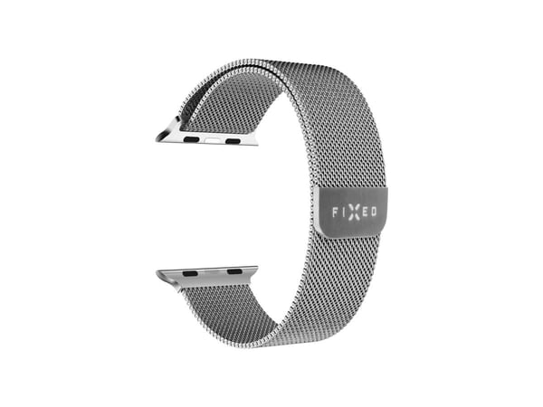 FIXED - Sløyfe for smart armbåndsur - 38/40/41mm - sølv - for Apple Watch Hermès Series 9, SE 3, Series 10, Series 11, Series 8, Series 9