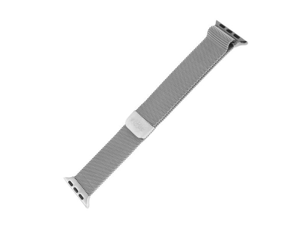 FIXED - Klokkestropp for smart armbåndsur - breathable - sølv - for Apple Watch (42 mm, 44 mm, 45 mm, 46 mm, 49 mm)