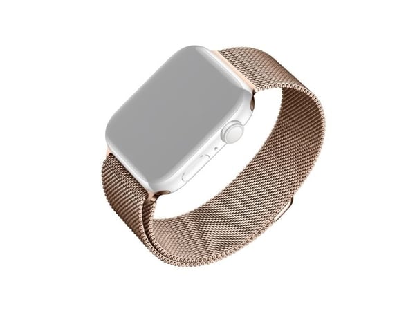 FIXED - Sløyfe for smart armbåndsur - 38/40/41mm - rosagull - for Apple Watch Hermès Series 9, SE 3, Series 10, Series 11, Series 8, Series 9