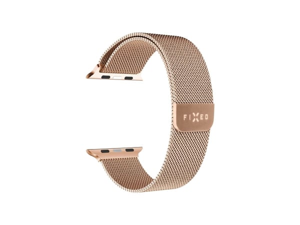 FIXED - Sløyfe for smart armbåndsur - 38/40/41mm - rosagull - for Apple Watch Hermès Series 9, SE 3, Series 10, Series 11, Series 8, Series 9