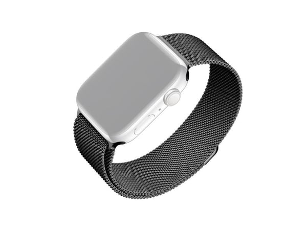 FIXED - Sløyfe for smart armbåndsur - breathable - svart - for Apple Watch (42 mm, 44 mm, 45 mm, 46 mm, 49 mm)