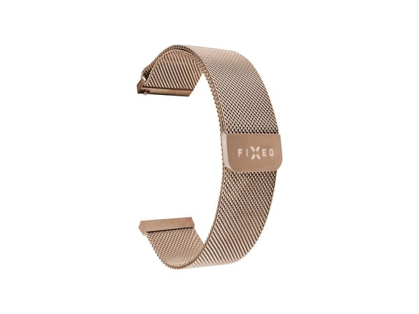 FIXED - Slinga för smart klocka - 20 mm, snabbkoppling - guldrosa