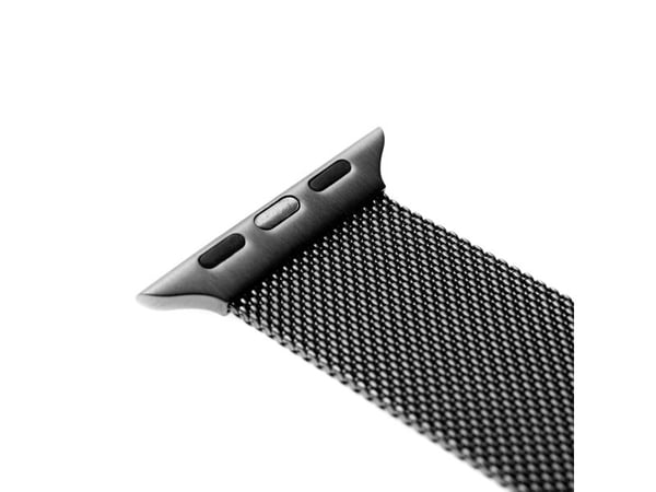FIXED - Sløyfe for smart armbåndsur - 38/40/41mm - svart - for Apple Watch Hermès Series 9, SE 3, Series 10, Series 11, Series 8, Series 9