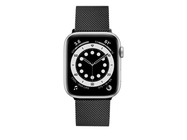 FIXED - Sløyfe for smart armbåndsur - 38/40/41mm - svart - for Apple Watch Hermès Series 9, SE 3, Series 10, Series 11, Series 8, Series 9