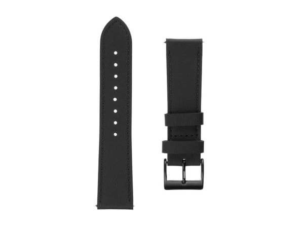 Fast smartklokke skinnreim, 22 mm, svart