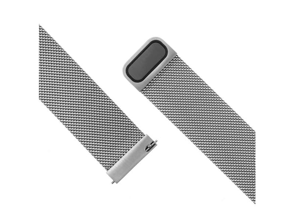 FIXED - Slinga för smart klocka - 22 mm, snabbkoppling - silver