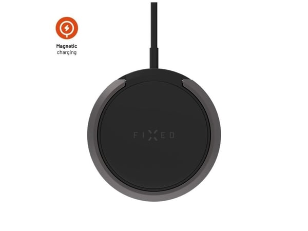 FIXED MagPad - Trådløst ladestativ - 15 watt - 2 A - svart