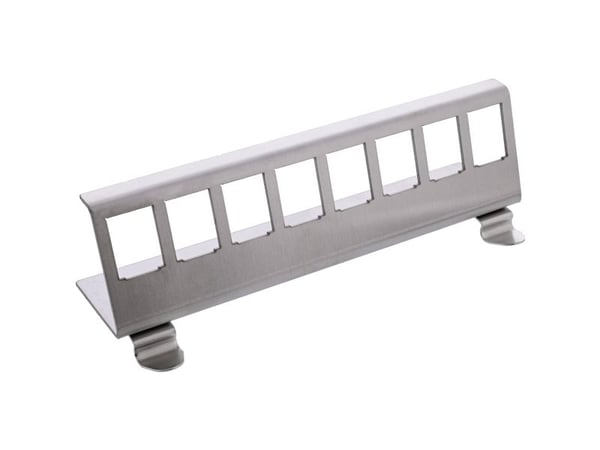 InLine Keystone SNAP-In modulfeste i metall, 8-veis til DIN-skinne