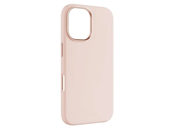 Fixed MagFlow - Baksidedeksel for mobiltelefon - MagSafe-samsvar - væskesilikon - rosa - for Apple iPhone 16
