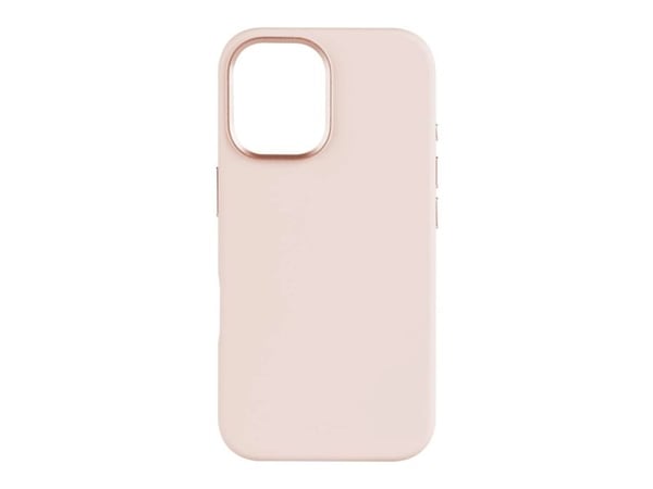 Fixed MagFlow - Baksidedeksel for mobiltelefon - MagSafe-samsvar - væskesilikon - rosa - for Apple iPhone 16