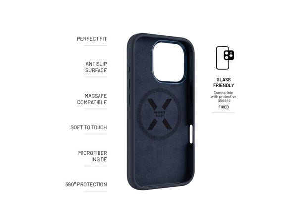 Fixed MagFlow - Bagsidecover til mobiltelefon - Applen iPhone 16 Pro -puhelimelle
