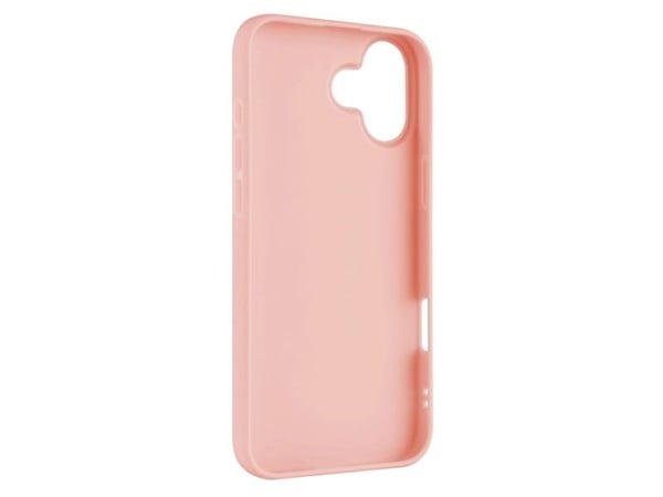 Fixed Story - Baksidedeksel for mobiltelefon - rubberized - bløt gummi - rosa - for Apple iPhone 16 Plus