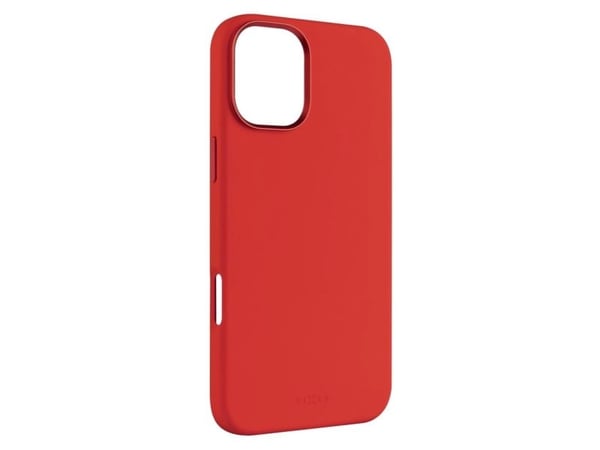 Fixed MagFlow - Baksidedeksel for mobiltelefon - MagSafe-samsvar - væskesilikon - rød - for Apple iPhone 16 Plus