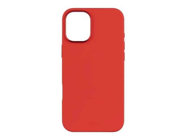 Fixed MagFlow - Baksidedeksel for mobiltelefon - MagSafe-samsvar - væskesilikon - rød - for Apple iPhone 16 Plus
