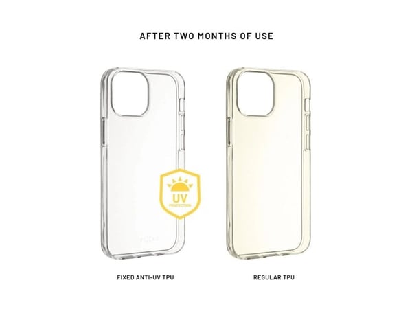 Fixed Story - bakdeksel til mobiltelefon - AntiUV - termoplastisk polyuretan (TPU) - gjennomsiktig - for Apple iPhone 16 Plus