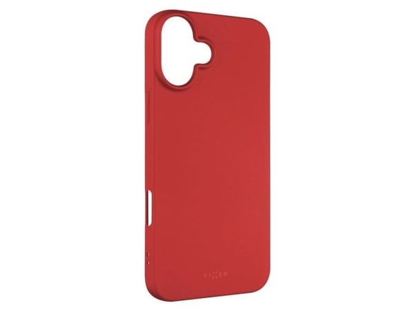Fixed Story - Baksidedeksel for mobiltelefon - gummiert - rød - for Apple iPhone 16 Plus