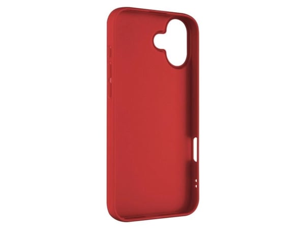 Fixed Story - Baksidedeksel for mobiltelefon - gummiert - rød - for Apple iPhone 16 Plus